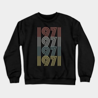 1971 Birth Year Retro Style Crewneck Sweatshirt